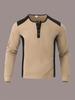 Men's European & American Style V-Neck Waffle Top - Breathable Autumn Casual Wear with Hot Buckle