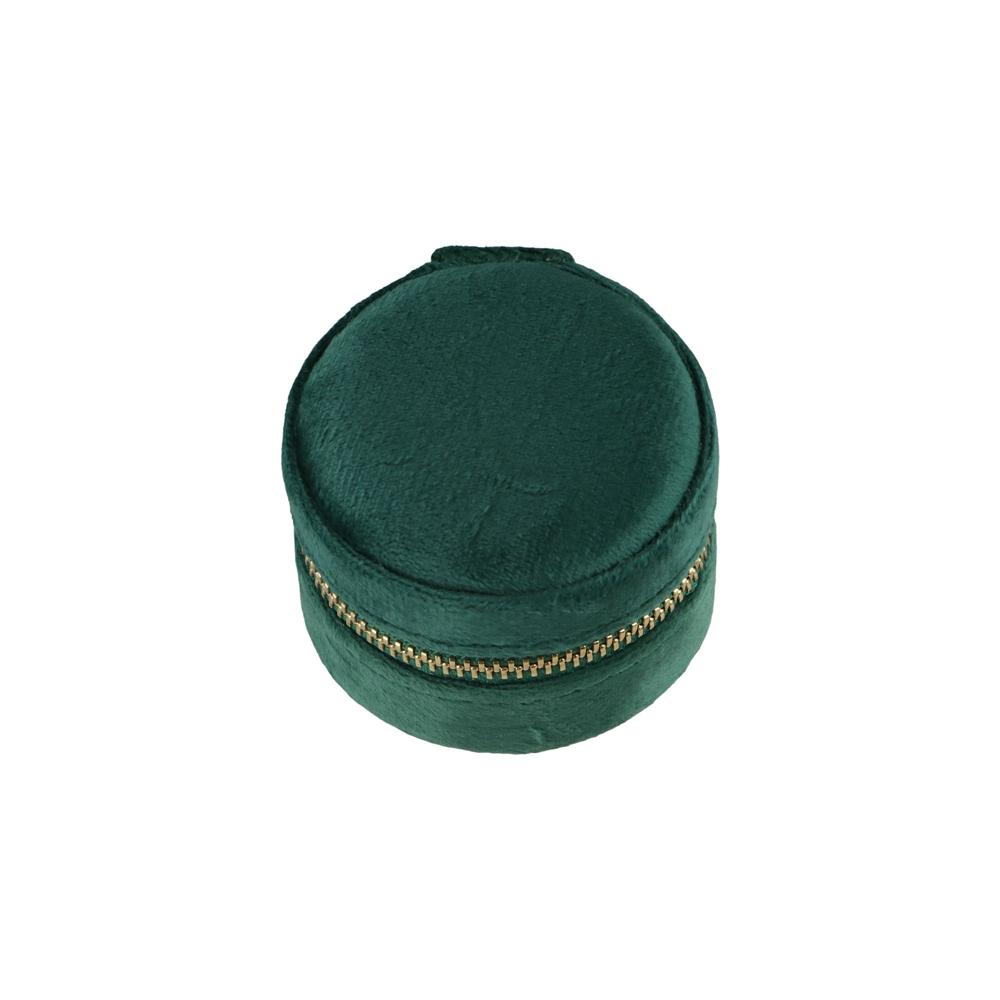 Mini Jewelry Case Dustproof Earrings Rings Bag Retro Velvet Jewelry Box  Women