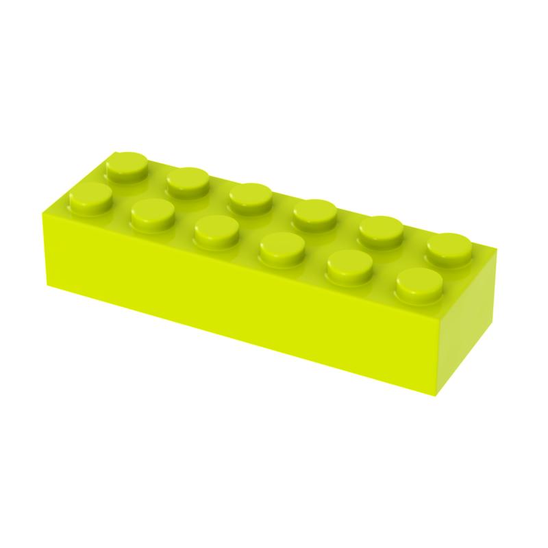 High-Quality [Funbrick] High-Quality 10/30/50Pcs High-Quality 2X6 High-Quality Dots Self-assembly High-Quality Building High-Quality Blocks 10PCS