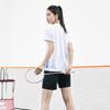 Logo de la Série Badminton Li Ning Manches Courtes Légères Confortable Short Ensemble de Sport Décontracté Ensembles Unisexe AATU057-2