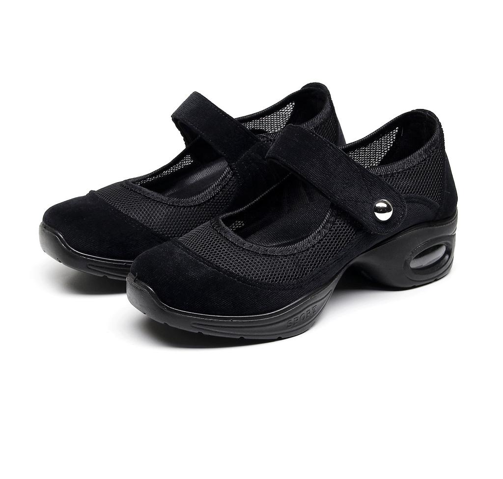 Old Beijing cloth shoes mesh non-slip soft sole air cushion casual dance shoes sports women's shoes running shoes square dance shoes