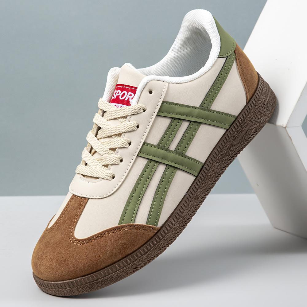 Little White Shoes Men's 2025 Four-season Men's Shoes Casual and Comfortable Lace-up Foreign Trade Men's Shoes