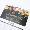 Fu-ck It 2026 Spiral Bound Wall Calender Calendar for Tired Ass Women, 12-month Cussing Humor Hanging Calendar/Planner for Home, Office with Hook &