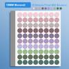 10Sheets Writable Material Dot Adhesive Stickers Self-Adhesive Round Classification Markers 19MM Tag Sticker Handwritten Labels