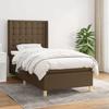 Lattenrost mit Matratze - Maison Exclusive - Dunkelbraun - 80x200 cm - Verstellbares Kopfteil