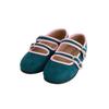 [Babyzzam] Girls' Duo Velvet Flats Green [Y976-10008]