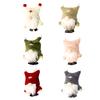 2Pcs Faceless Dolls Hanging Plush Ornament Knitted Cartoon Dolls Christmas Decorations Home Decor