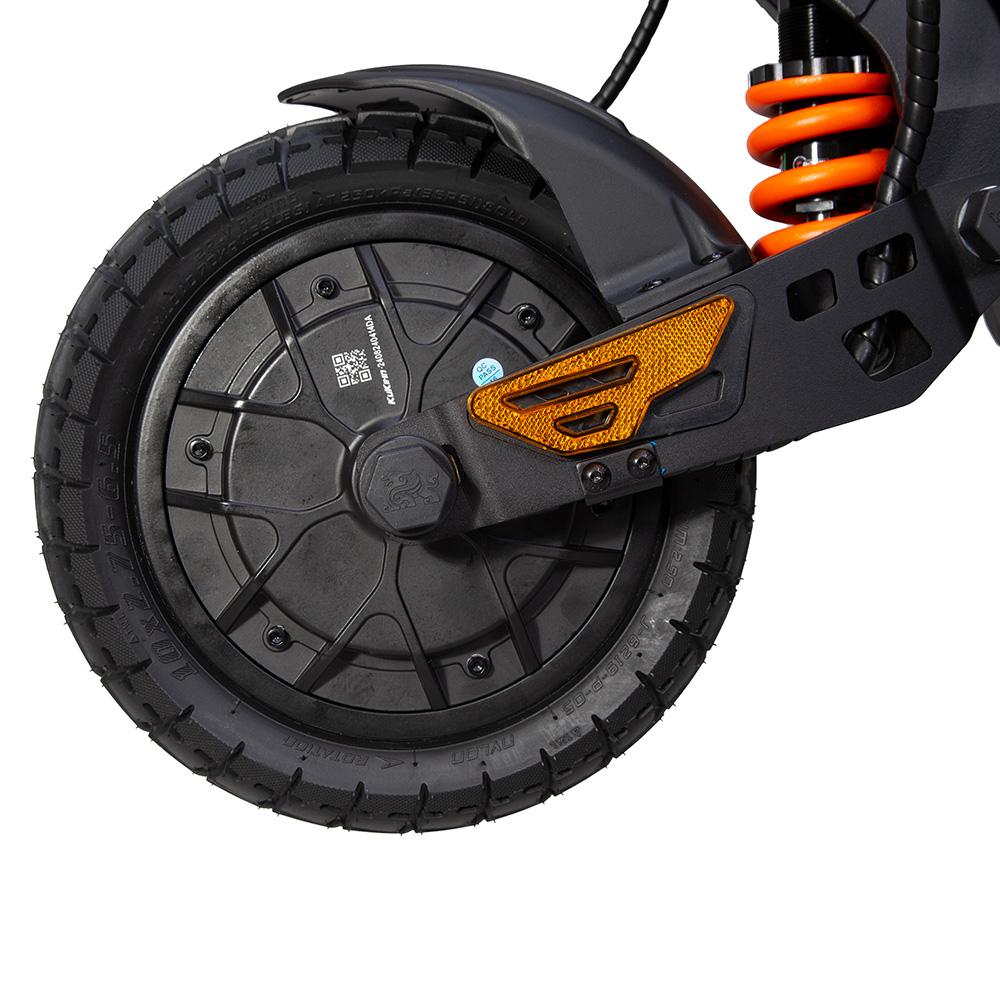 KuKirin Monopattino elettrico G2 Master da 10 pollici, doppio motore 1000Wx2, 52V 20,8AH, autonomia massima di 70 km, capacità di carico massima di 120 kg, nero.