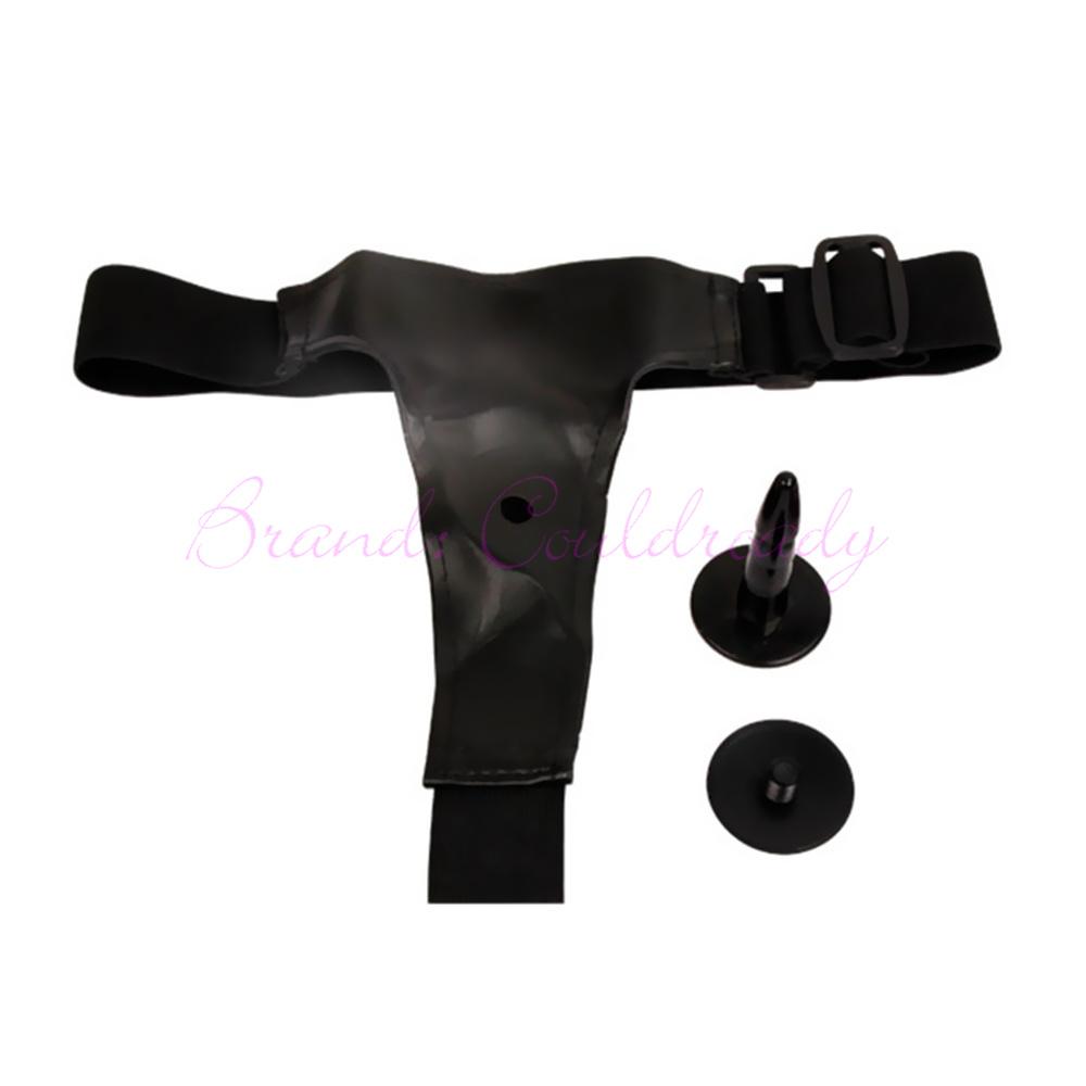 Double Penis Dual Ended Strapon Ultra Elastic Harness Belt Strap On Dildo Adult Sex Toys for Woman Couples Anal Soft Dildos