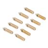 10Pcs 3D Printer Nozzle Kit High Flow Smoother  Bass Extruder Nozzle Replacement for Creali