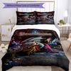 Gothic Illustrations Customize Your Name Bedding Set Breathable Duvet Cover with Pillowcases Home Decoration Birthday Gift