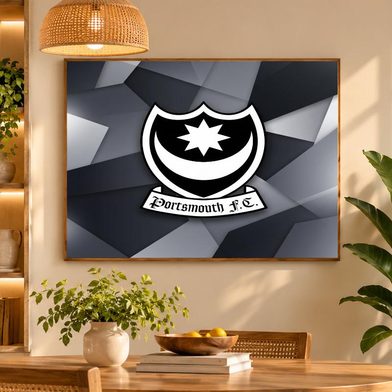 5D Diamond Painting Portsmouth FC DIY Full Drill Diamond Art Kit Home Decoration