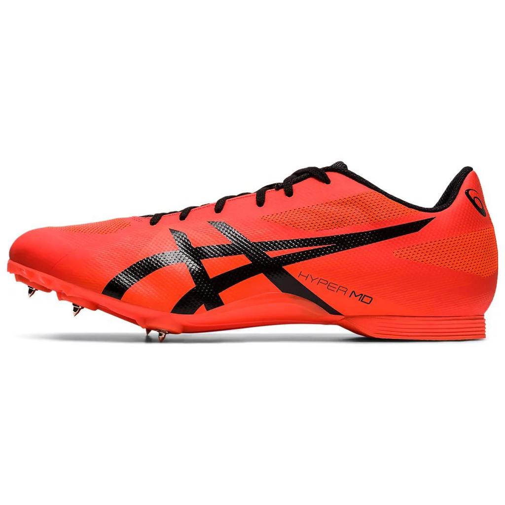 Asics Hyper MD 7 Low top Training Running Shoes Unisex Orange Red 1091A018701