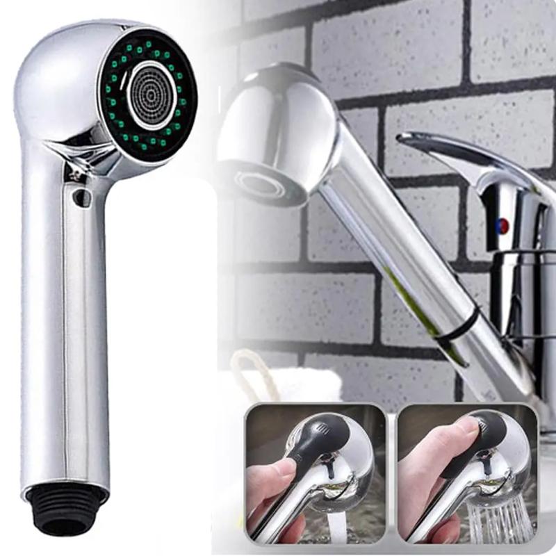 Kitchen Faucet Pull-out Sprinkler Head Accessories Basin Nozzle Spash-proof Head Pull-out Telescopic Sprinkler Head Shower