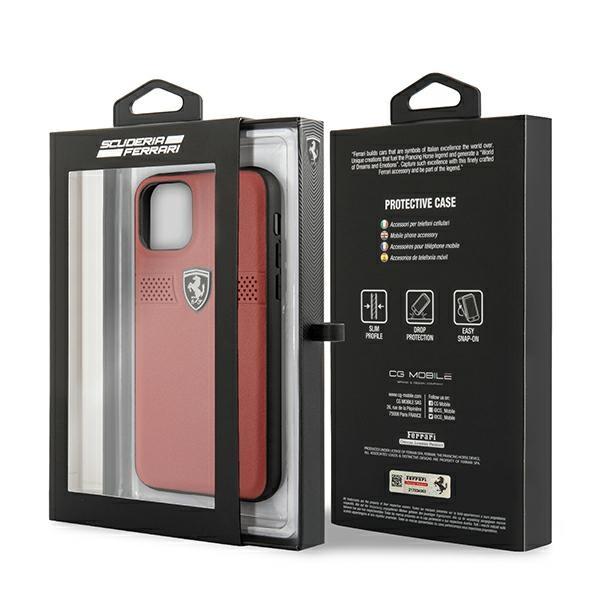 Ferrari Feobahcn58Re Iphone 11 Pro 5,8Czerwony/Red Hardcase Off Track Leather