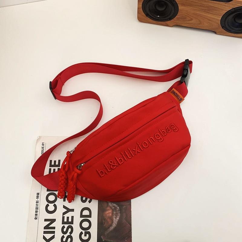 Chest Bag, Fashionable Crossbody Bag, Trendy Simple Sports Waist Bag, Student Shoulder Bag
