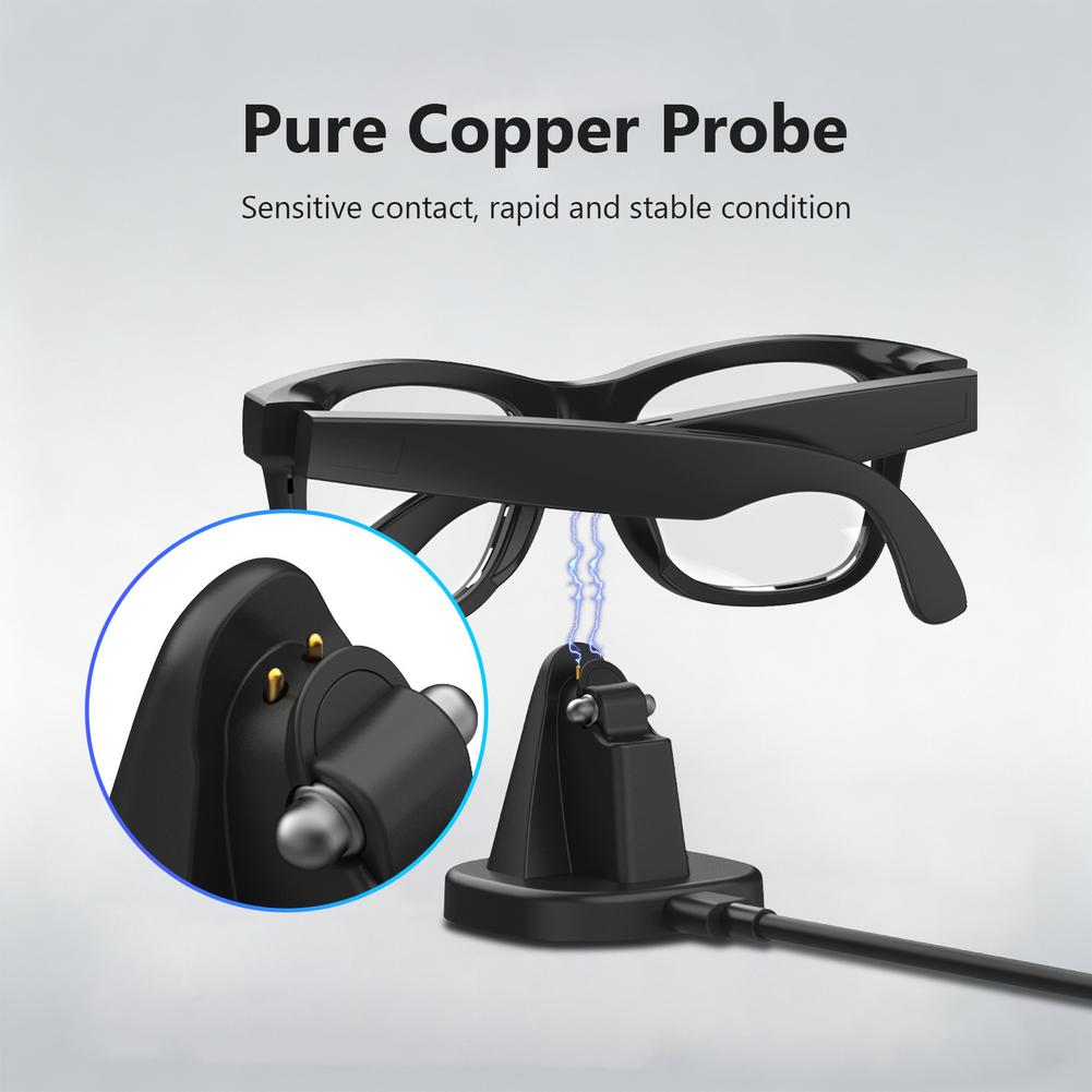 For Ray Ban Meta Charging Base Safe Charging Chip AI Charging Slip Mini Anti Portable Base Fast Glasses Base Charging L4J2 5
