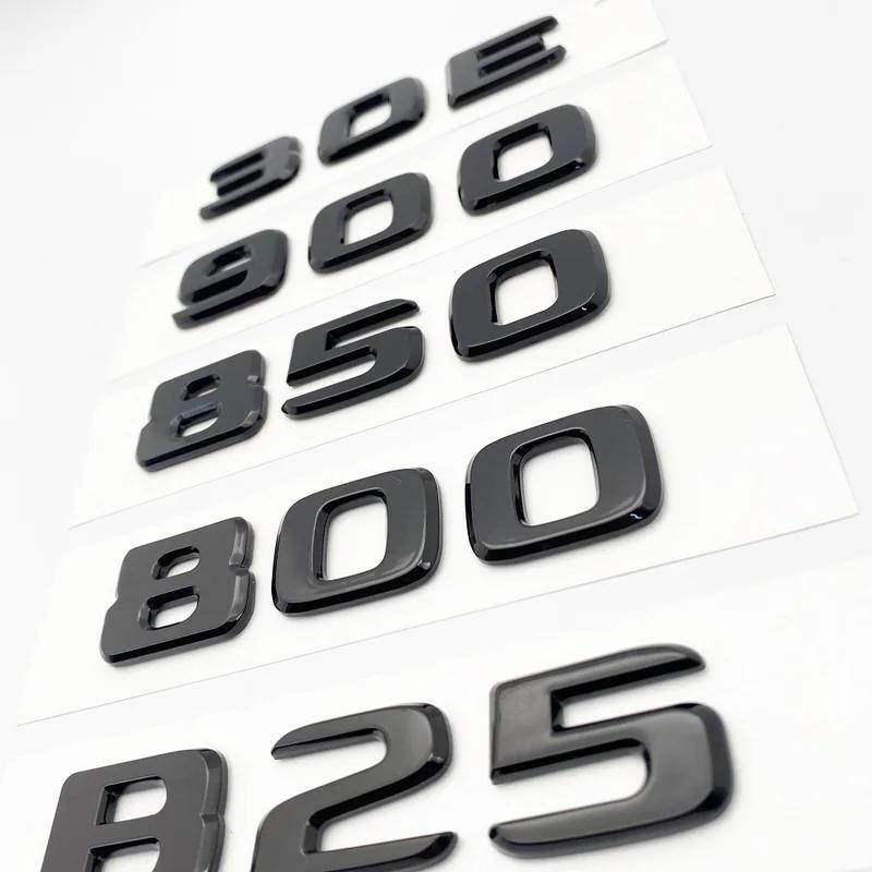 Glossy Black Letters B25 30E 900 850 800 700 ABS Emblem for Mercedes Benz Brabus E W212 W213 Car Trunk Badge Logo Sticker OG7