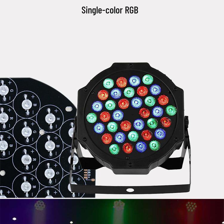 36-Color LED Stage Lights for Dance, Wedding, and Holiday Events