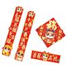 Chinese Style 3D New Year Couplets Set Cartoon Fu Character Door Sticker  Home Living Room Decor