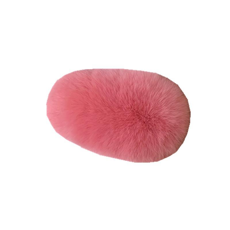Autumn and Winter Clip Furry Hairpin Korean Super Fairy Plush Hair Accessories Rex Rabbit Fur Super Cute Fur BB Side Clip