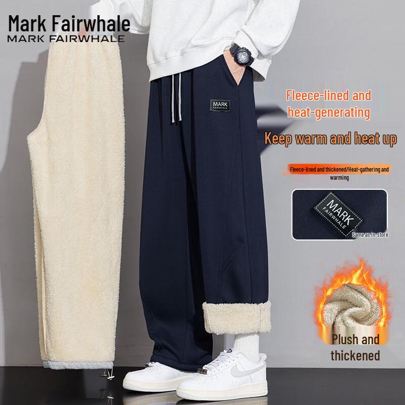 Mark Fairwhale Men s Fleece-Lined Straight Casual Pants L