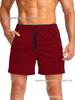 2025 Schnelltrocknende Herren-Laufshorts mit Reißverschlusstaschen für Fitnessstudio, Sport und Strand