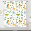 Custom Truck Cartoon Curtains for Living Room Bedroom Home Decor with Hooks Shading Finished