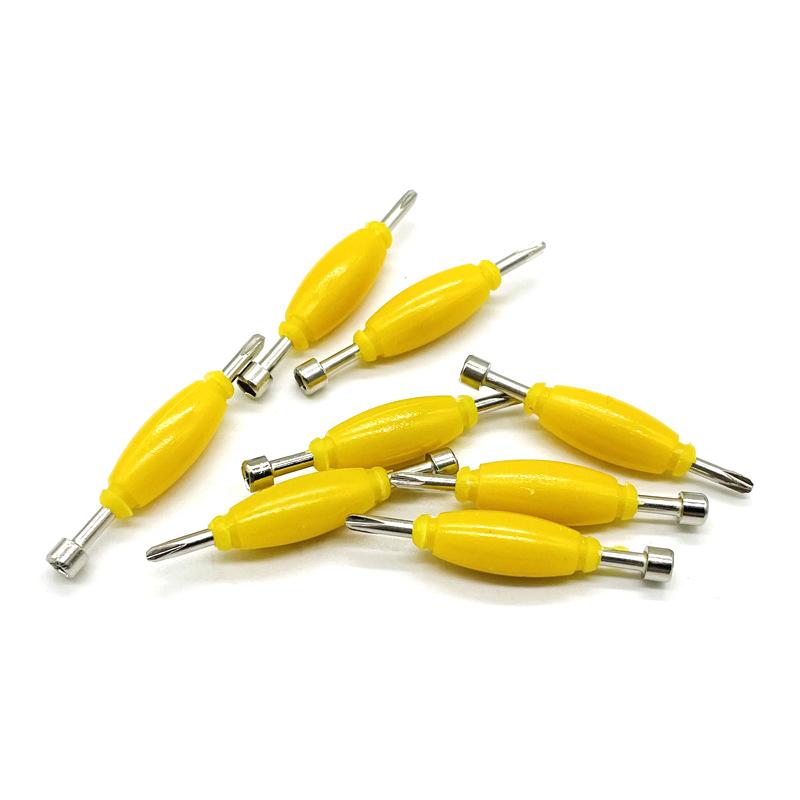 3ks Finger Skateboardový šroubovák Dvojitý šestihranný křížový šroubovák Univerzální díly Příslušenství Demontáž Nástroje na opravu