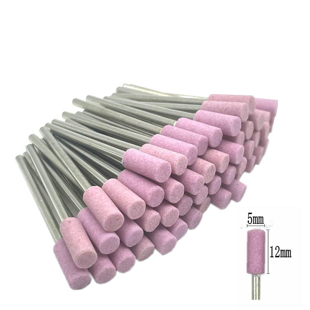 50pcs/set  Dental Stone Grinder Polisher Burs For Contouring Shaping Porcelain Dental Rotary Stone Polisher 2.35mm Shank