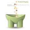 Tall Cat Bowl Macaron Color Elephant Leg Bowl Neck Protector Diagonal Cat Basin Anti-knock Plastic Pet Supplies Bowl