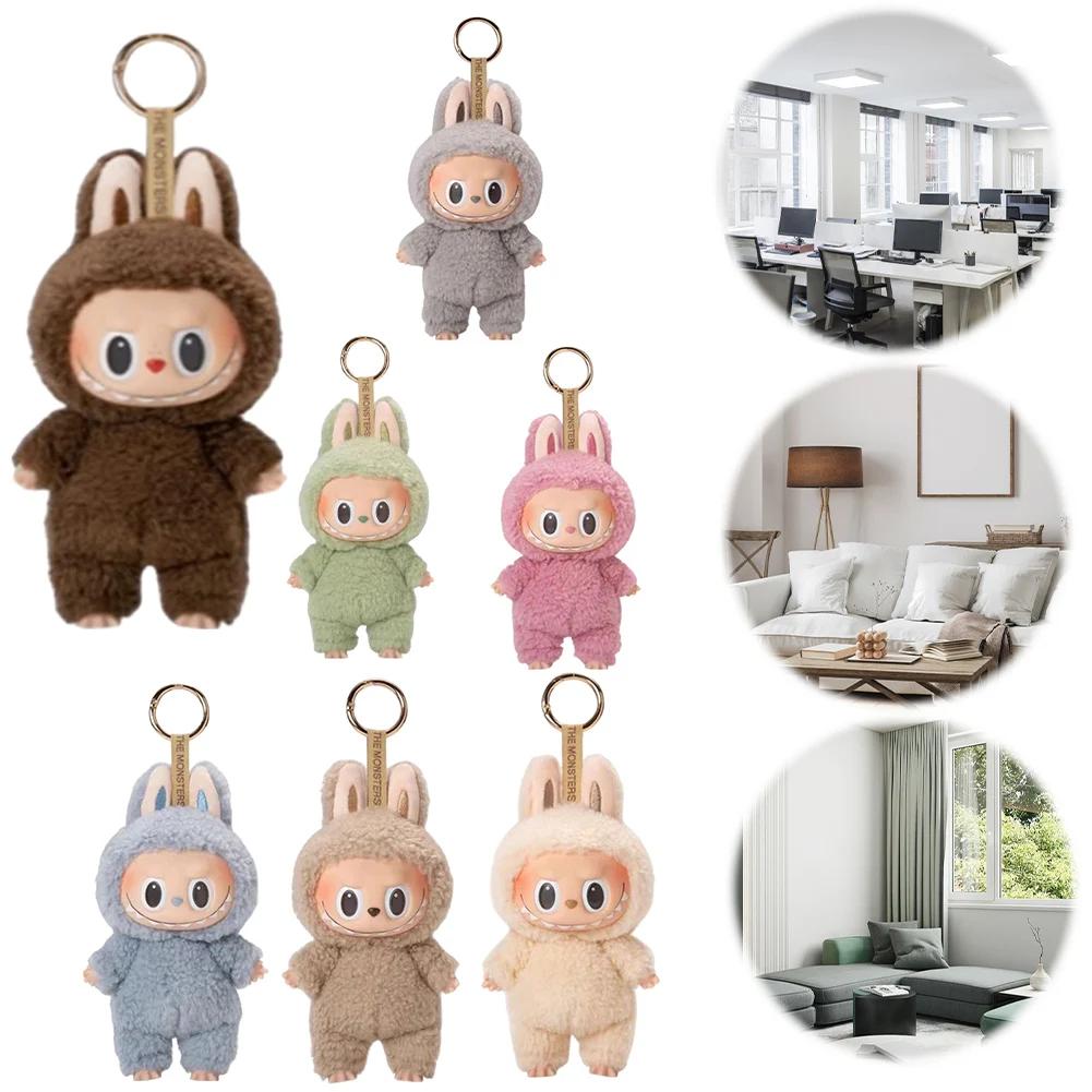 Cute Labubu The Monsters Box Toy Sweetheart Vinyl Doll Kawaii Backpack Pendant Decoration Plush Doll Clothes Gifts