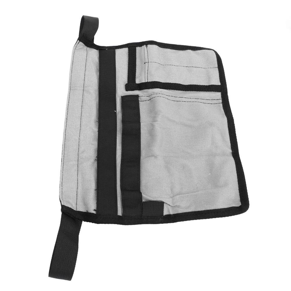 Heavy-Duty Tool Waist Apron Adjustable Strap Work Apron Belt Multi-Pocket Tool Pouch  Outdoor Use
