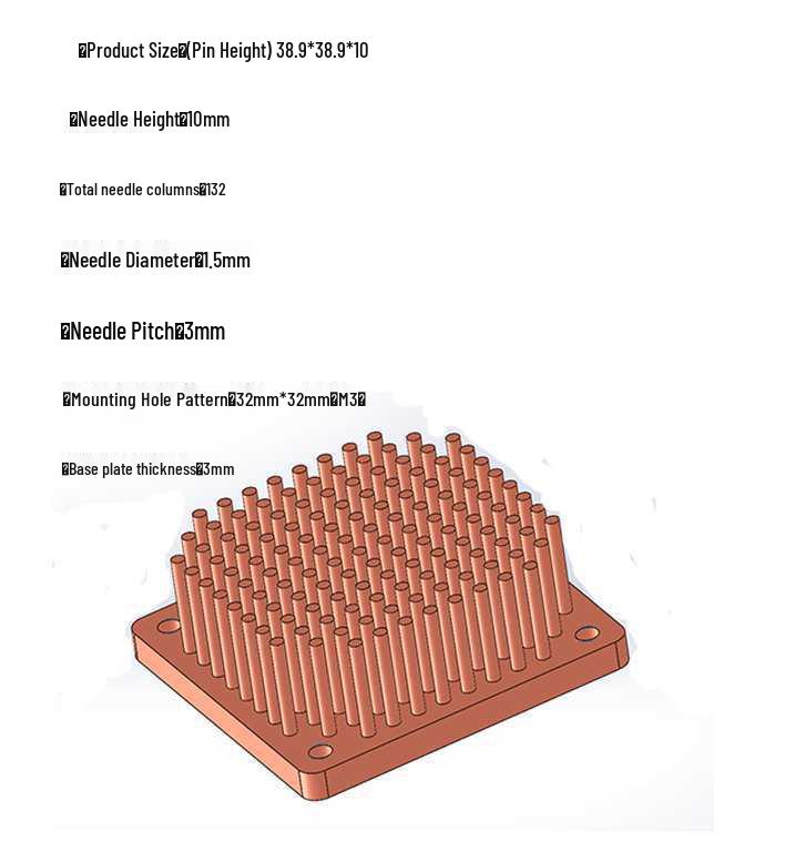Purple Mini IC Chip Overclocking Heatsink for Motherboards