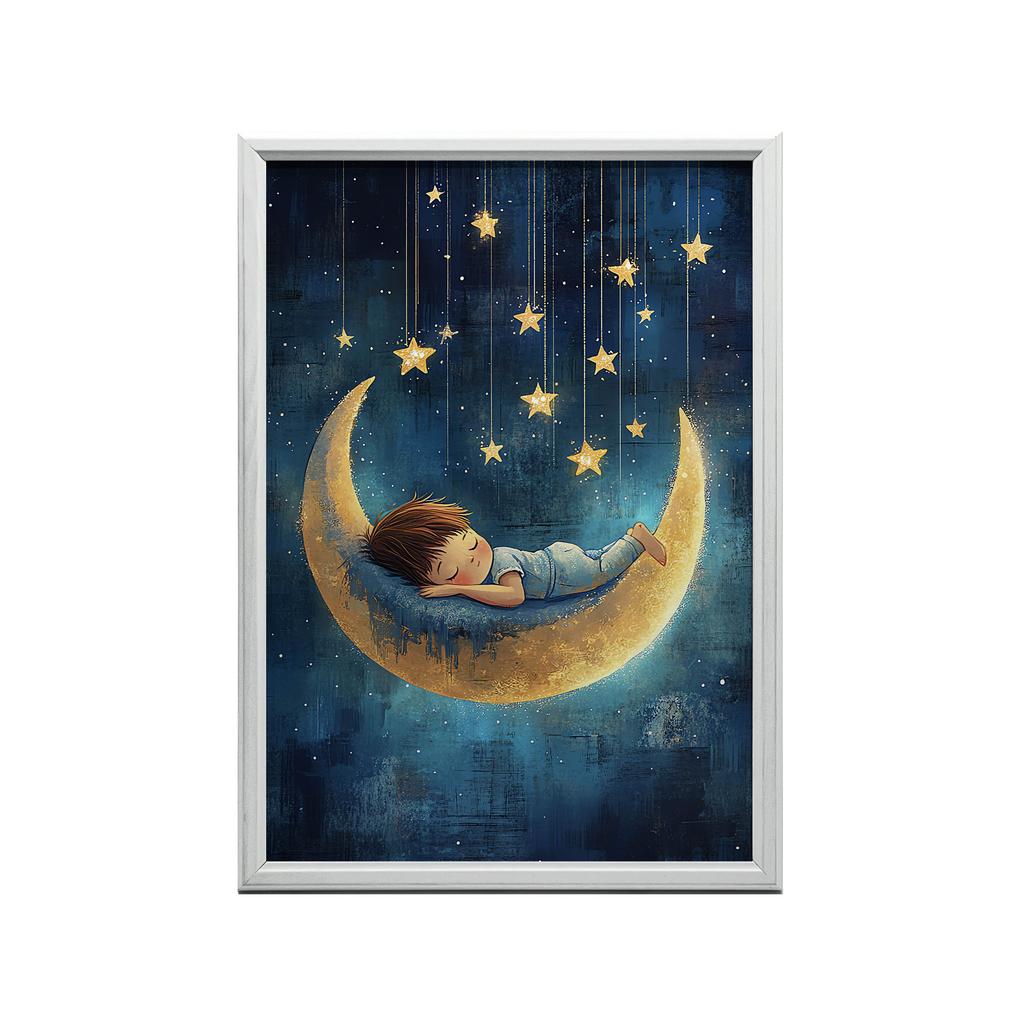 Poster Dream On The Moon Poster Dream On The Moon, 50X70 Cm, Frameless, Matte Paper 230 Gsm