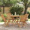 VidaXL Garden Lounge Set 5 Pcs Solid Teak Wood