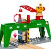 BRIO Containerkran für Kinder ab 3 Jahren und Holzspielzeug-Gleislandschaft Geschenk 33996, aufwärts. [Spielzeug, Zug, Set, Teile, (Geburtstag/Weihnachten)]