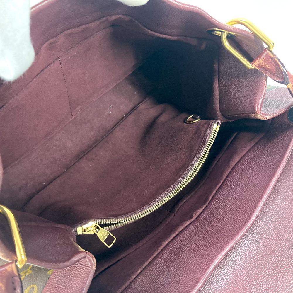 Louis Vuitton M40579 Monogram Oramp Tote Bag Flap Shoulder Bag Brown/purple