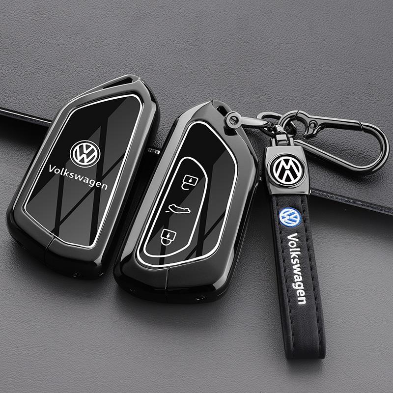 2026 Hot For VW VOLKSWAGEN Car Key Case Cover Shell For VW Volkswagen Golf 7 MK7 Tiguan MK2 For SEAT Ateca Leon FR 2 Ibiza For S