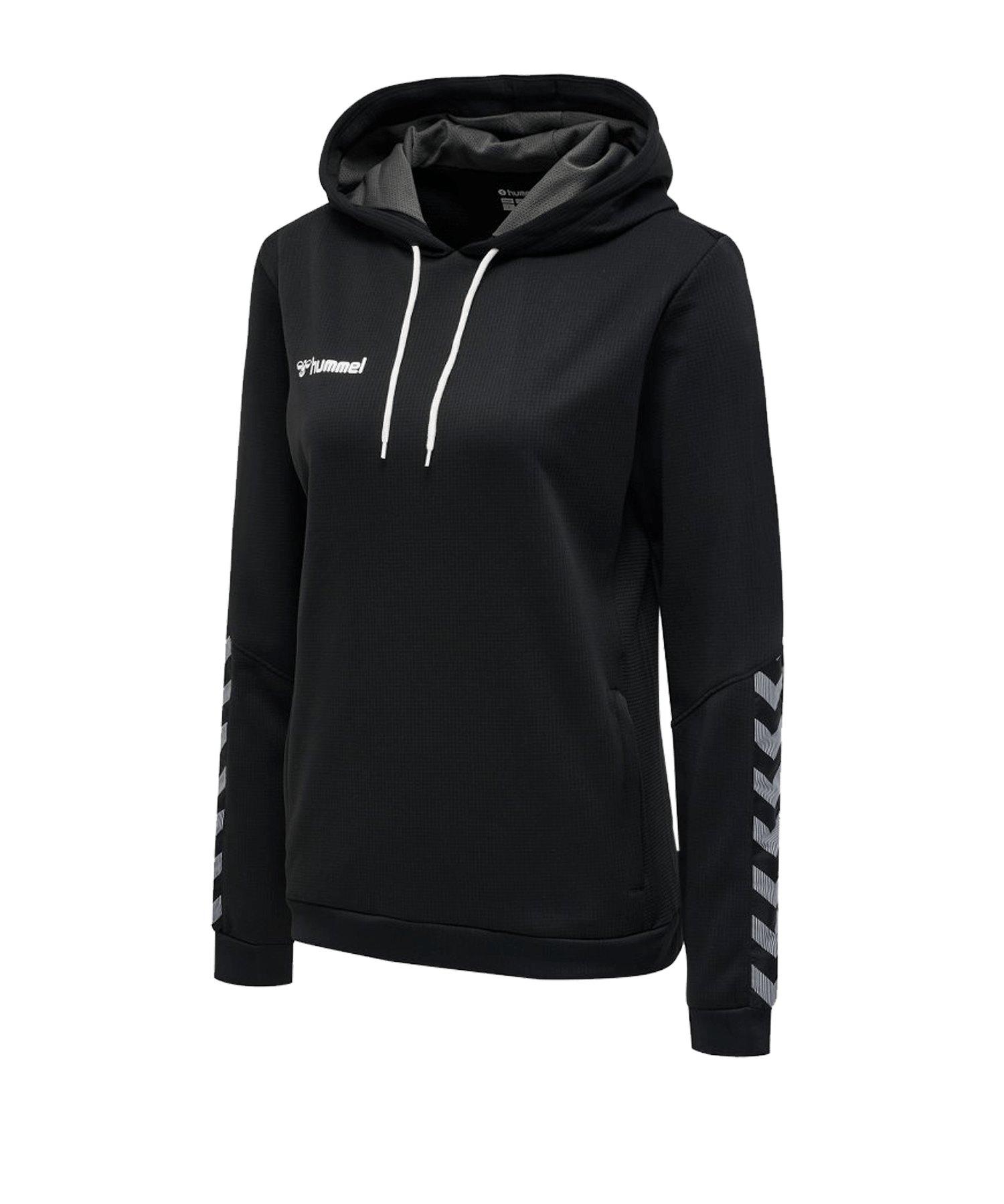 Hummel Damen Schwarz Hoodie Hmlauthentic Poly - Bild 2