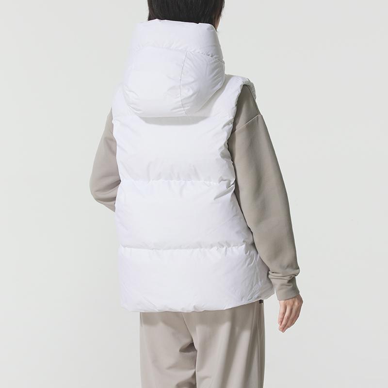 Under Armour Limitless Warm Soft Comfortable Hooded Down Vest Women Vest White 1384650-100
