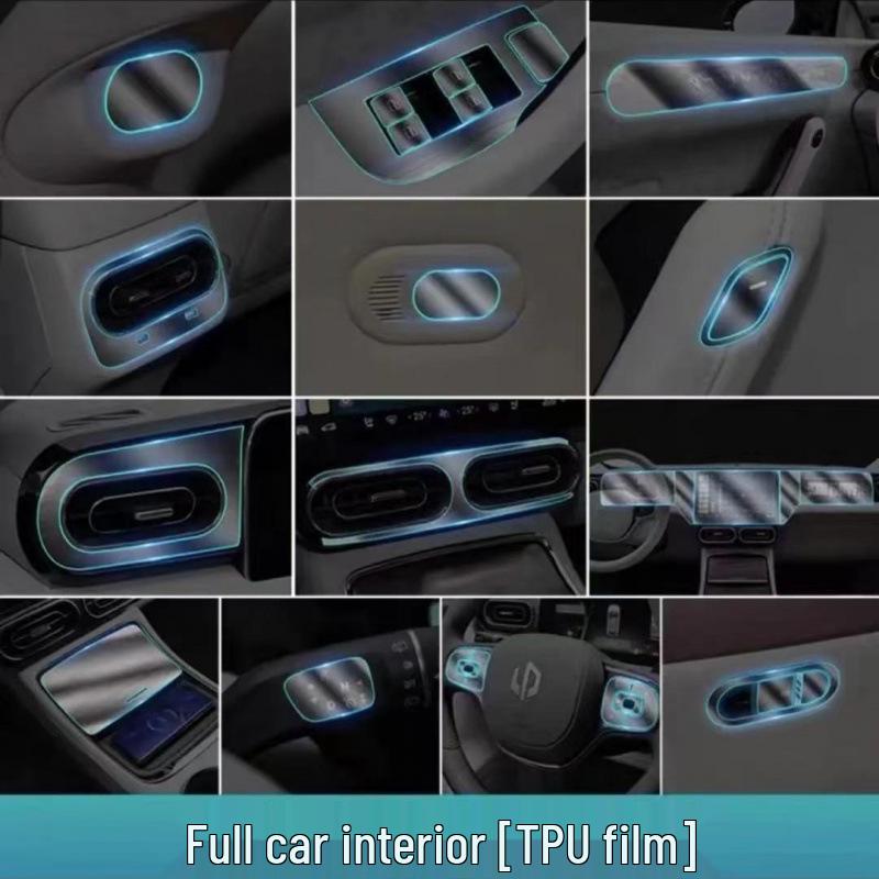 Leapmotor C11 Interior TPU Protective Dashboard & Gear Shift Film Kit