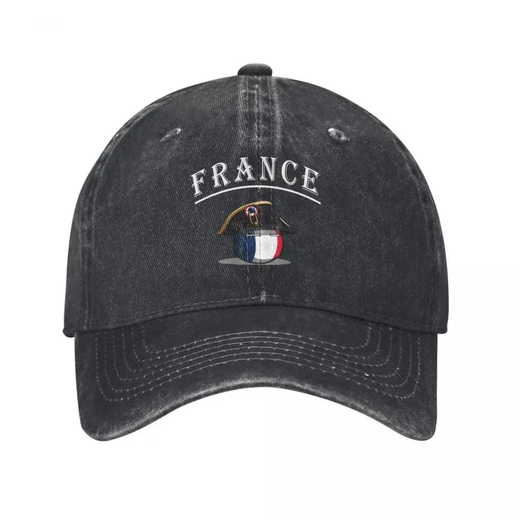 France Words Funny Anime Cartoon Pool Party Baseball Caps For Womens Printing Male Beach Sunscreen Hat Peaked Cap