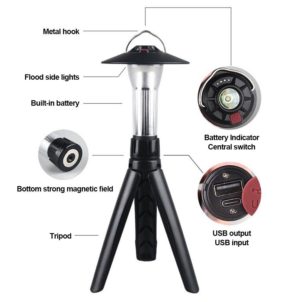 Rechargeable LED Portable Light Super Bright Small Lamp New Flashlights  Camping Outdoor Emergency