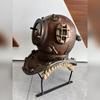 Antique Siebe Gorman Diving Helmet Solid Copper & Brass Divers Helmet with Stand