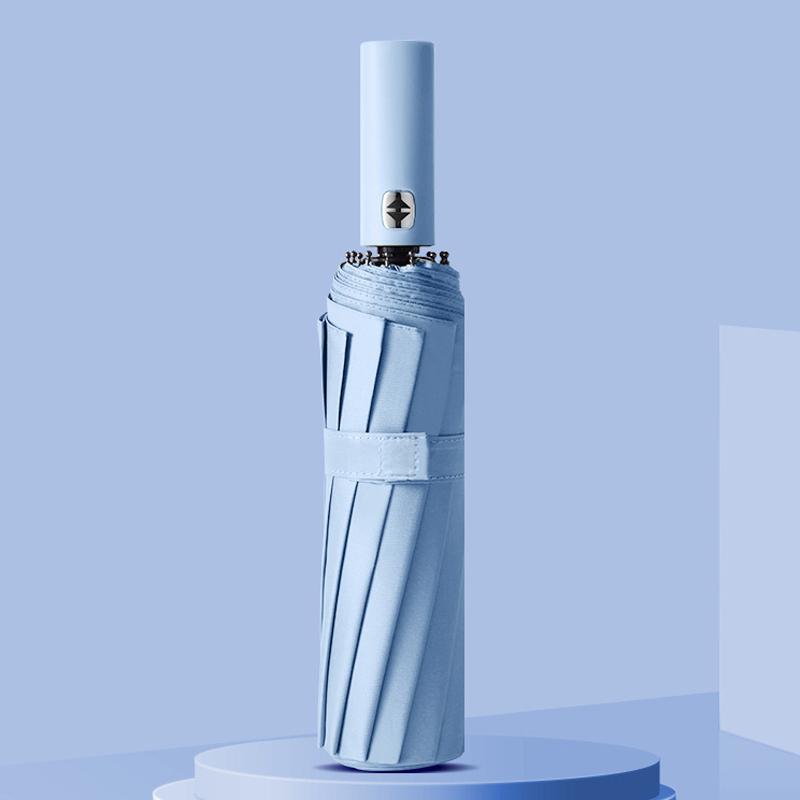 24 Bone Automatic Folding Umbrella Windproof Sunshade Umbrella Men's and Women's Luxury Business Umbrella Sunshade Zwq