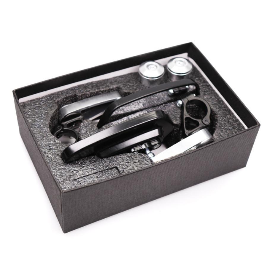 Universal 22MM Motorcycle Handlebar Rearview Mirror CNC Aluminum Alloy Material Personalized Decoration Modification