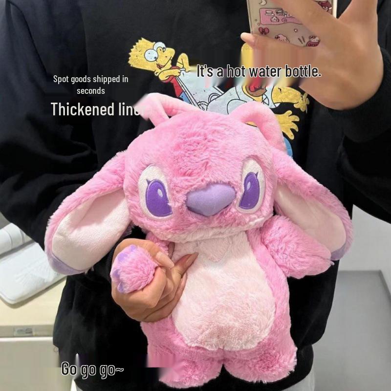 Stitch Plush Toy Hand Warmer - Adorable Winter Hot Water Bottle