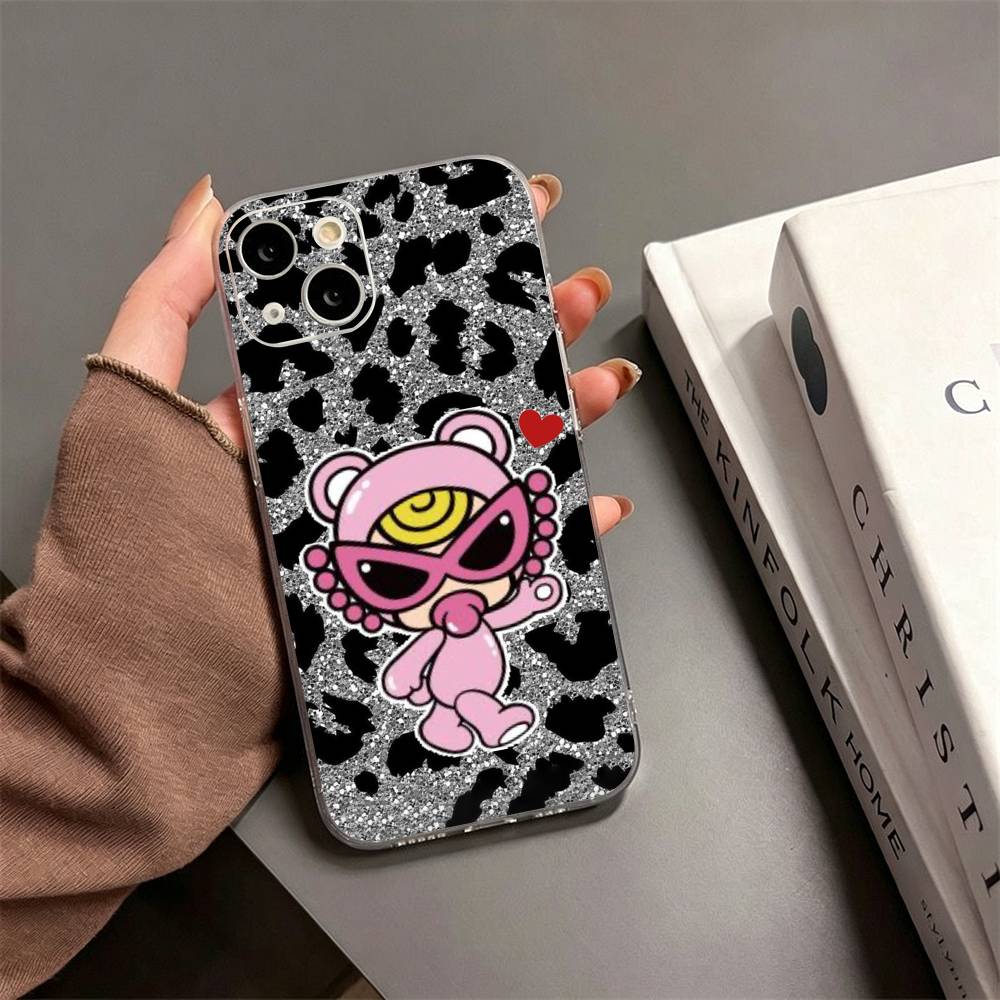 H-Hysteric COLORFUL M-Mini  Phone Case For iPhone17,16,15,14,13,12,11 Plus,Pro Max Soft Transparent Cover