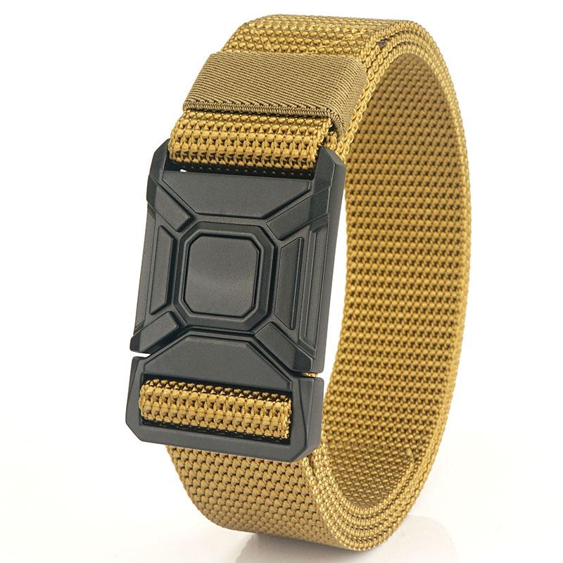 

2024 Весенний быстросъемный ремень, нейлоновый прочный мужской кожаный ремень, простой оригинальный дизайн